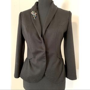 Elle Black Fitted Jacket